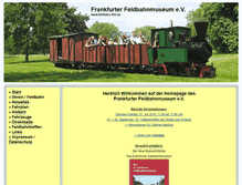 Tablet Screenshot of feldbahn-ffm.de